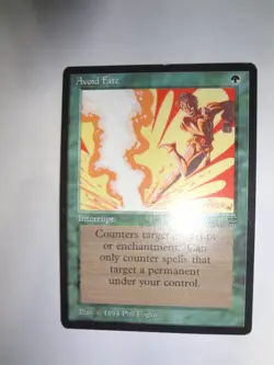 MTG MAGIC THE GATHERING CARD ORIGINAL ENGLISH LEGENDS AVOID FATE GREEN INSTANT 1 - Image 1