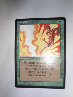 MTG MAGIC THE GATHERING CARD ORIGINAL ENGLISH LEGENDS AVOID FATE GREEN INSTANT 1 - Image 3