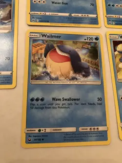 Lot Of 5 Wailmer and Wailord Pokemon Cards - Image 4