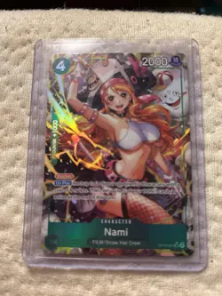 Nami Op14-031 Sr English Foil One Piece TCG Card Game Super Rare Near Mint Holo - Image 1