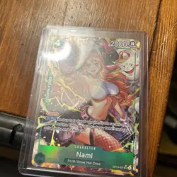 Nami Op14-031 Sr English Foil One Piece TCG Card Game Super Rare Near Mint Holo - Image 4
