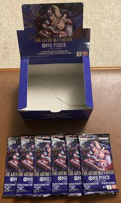 One Piece CCG - 6x Sealed Booster Card Packs OP14 - The Azure Sea’s Seven Lot #4 - Image 3