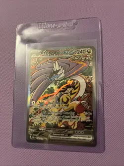 Pokemon TCG Raging Bolt EX Prismatic Evolutions Holo Card 166/131 Ungraded - Image 1