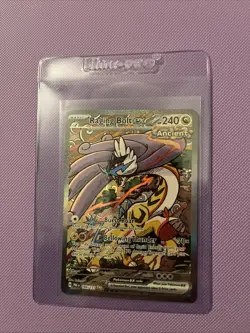 Pokemon TCG Raging Bolt EX Prismatic Evolutions Holo Card 166/131 Ungraded - Image 3