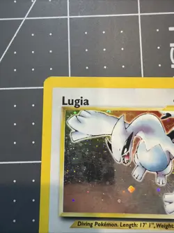 Pokemon TCG Lugia Neo Genesis Holo Rare Card 9/111 MP Condition - Image 3