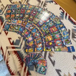 Pokemon 1999 Burger King Movie Trivia 20 Sheet Set + 64 Individual Cards *READ* - Image 1