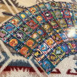 Pokemon 1999 Burger King Movie Trivia 20 Sheet Set + 64 Individual Cards *READ* - Image 2