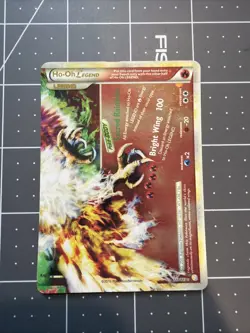 Pokemon TCG Ho-Oh Legend Bottom HeartGold SoulSilver Holo Rare Card 112/123 - Image 1