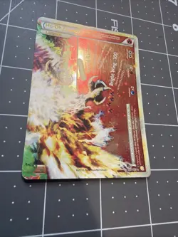 Pokemon TCG Ho-Oh Legend Bottom HeartGold SoulSilver Holo Rare Card 112/123 - Image 2