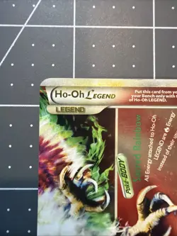 Pokemon TCG Ho-Oh Legend Bottom HeartGold SoulSilver Holo Rare Card 112/123 - Image 3