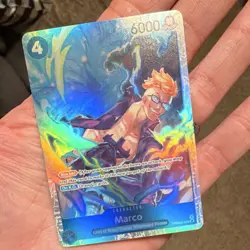 One Piece TCG Marco PRB02-008 Foil Super Rare Character Card - Image 1
