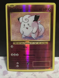 CLEFAIRY 63/108 Reverse Holo Rare XY Evolutions Pokemon Card - Image 1