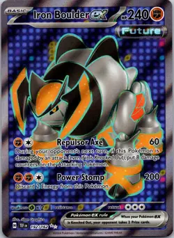 Iron Boulder EX 192/162 NM Pokemon Card TCG - Image 1