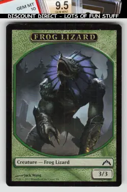 Magic_the_gathering Gatecrash Frog Lizard Token - Image 1