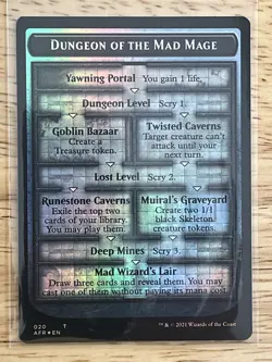 MTG TCG - Dungeon Of The Mad Mage/Goblin 012/020 Foil AFR - NM Free Shipping $5+ - Image 1