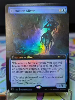 MTG Secret Lair- Diffusion Sliver Extended Art 618 Foil - Image 1