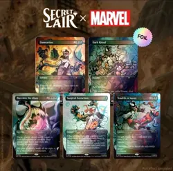 MTG Secret Lair Marvel's Spider Man: Venom Unleashed Colors (Foil) New Sealed - Image 1