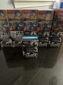 POKEMON TCG BOOSTER BUNDLE X11 LOT BLACK BOLT WHITE FLARE PHANTASMAL SURGING - Image 1