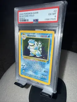 2000 POKEMON BASE SET 2 #2 BLASTOISE-HOLO PSA 6 - Image 2