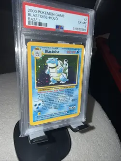 2000 POKEMON BASE SET 2 #2 BLASTOISE-HOLO PSA 6 - Image 3