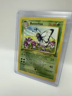 Pokemon TCG Butterfree 33/64 1st Edition Jungle - D Edition Misprint Error - Image 1