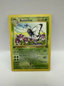 Pokemon TCG Butterfree 33/64 1st Edition Jungle - D Edition Misprint Error - Image 2