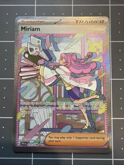 Pokemon TCG Miriam Trainer Full Art Holo 251/198 Near Mint - Image 1