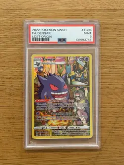 2022 Pokemon Sword and Shield Lost Origin Gengar Trainer Gallery PSA 9 #TG06 - Image 1