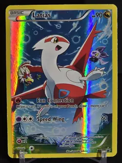 Pokemon Latias XY78 Black Star Promo Holo (w/ Latios & Noibat) - MP/LP - Image 4