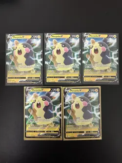 Pokemon Black Star Promo Morpeko V SWSH056 x5 - Image 1
