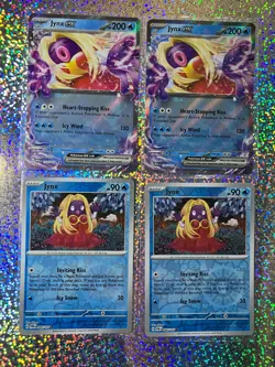 Pokemon TCG: 151 Set Double Rare 124/165 Jynx ex; Reverse Holo 046/167 Jynx - Image 1