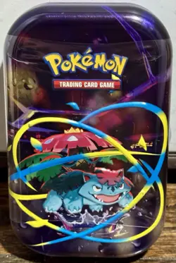 POKEMON MEGA HEROES MINI TIN MEGA VENUSAUR ARTWORK 2 PACKS NEW FACTORY SEALED - Image 2