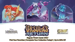 ✨ Disney Lorcana Ursula's Return Regular Finish Cards - Pick 4+ Cards & Save 25% - Image 1