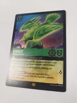 Disney Lorcana TCG Ursula's Return Diablo Devoted Herald 70/204 Legendary Foil - Image 2