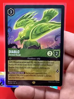 Diablo Devoted Herald 70/204 Ursula's Return Lorcana TCG Legendary Non-Foil - Image 2