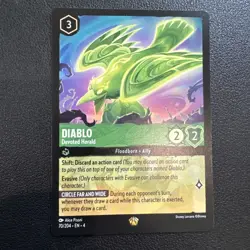 Diablo Devoted Herald 70/204 Ursula's Return Lorcana TCG Legendary EN-4 NM - Image 1