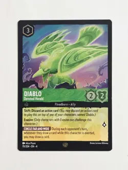 Diablo Devoted Herald COLD FOIL 70/204 - Ursula's Return Lorcana - Image 1