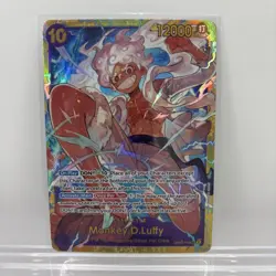 One Piece TCG Monkey D Luffy OP05-119 SEC Awakening of New Era NM - Image 1
