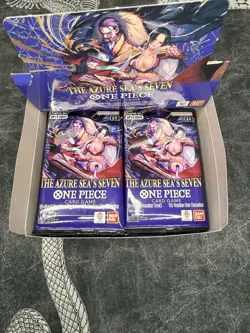 18X One Piece Card TCG OP-14 Sleeved Booster Packs Lot English DEAD PACKS Azure - Image 1