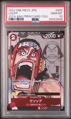 (PSA 10) One Piece Card - 2022 Usopp ST01-002 - 25th Anniversary Premium - Image 1