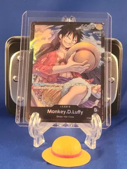 Monkey.D.Luffy - ST08-001 - Leader - English - Near Mint - One Piece CCG - Image 1