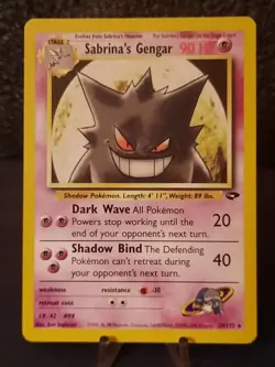 Pokemon TCG Sabrina's Gengar Gym Challenge 29/132 Non-Holo Rare - Image 1