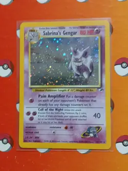 Pokemon TCG Sabrina's Gengar Holo Gym Challenge Card 14/132 Rare - Image 1