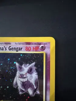2000 Sabrina's Gengar 14/132 - Gym Heroes - Holo Rare Vintage WoTC Pokemon TCG - Image 3