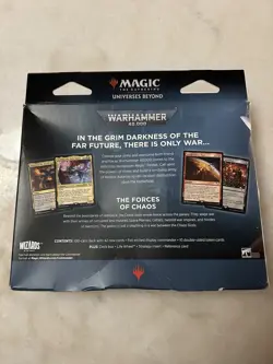 Magic The Gathering Warhammer 40k Commander Deck The Ruinous Powers NEW - SEALED 195166173467 - Image 2