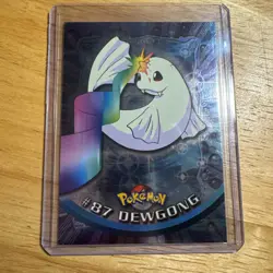 1995-1996 Topps Pokemon TV Series DEWGONG #87 Holo Foil TCG Card Blue Logo - Image 1