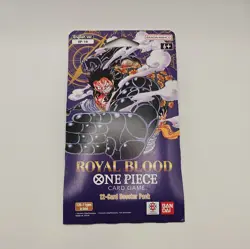 One Piece TCG OP-10 Royal Blood Sleeved Booster Pack- Sealed Trading Card New - Image 1