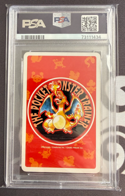 1996 POKEMON RED VERSION CHARIZARD PLAYING CARDS 094 GENGAR 6 OF SPADES PSA 8 - Image 2