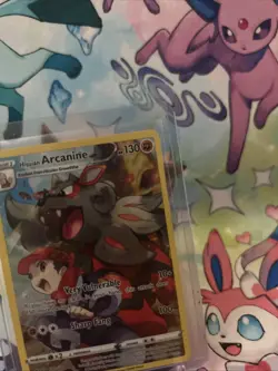 Pokemon TCG Hisuian Arcanine Holo Ultra Rare Card TG08/TG30 Lost Origin - Image 3