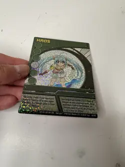 Bakugan Battle Brawlers Haos 48/48 FOIL Ability Card Spin Master 2008 - Image 2